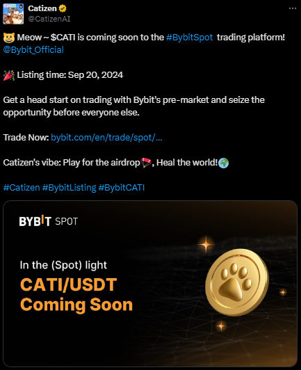 Catizen Final Listing Date