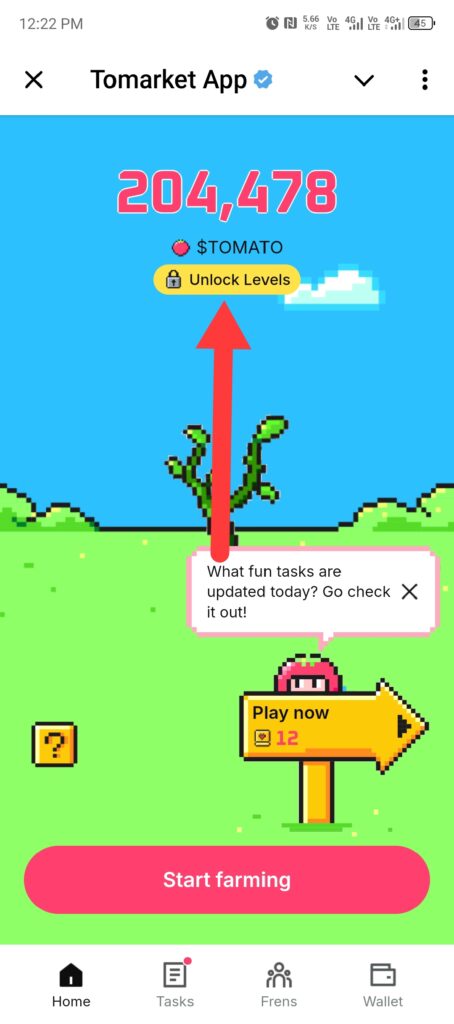 How to Unlock more levels in Tomarket